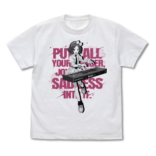 ガールズバンドクライ 海老塚智「全部ぶちこめ。」 Tシャツ/WHITE-S 画像 2 | AniSmile