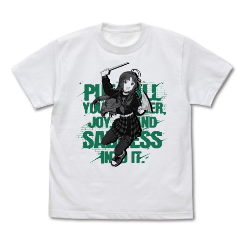 ガールズバンドクライ 安和すばる「全部ぶちこめ。」 Tシャツ/WHITE-XL 画像 2 | AniSmile