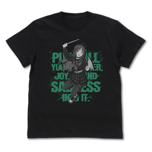 ガールズバンドクライ 安和すばる「全部ぶちこめ。」 Tシャツ/BLACK-XL 画像 2 | AniSmile
