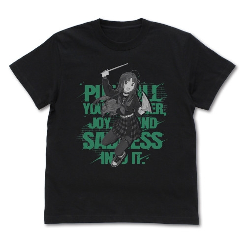 ガールズバンドクライ 安和すばる「全部ぶちこめ。」 Tシャツ/BLACK-S 画像 2 | AniSmile