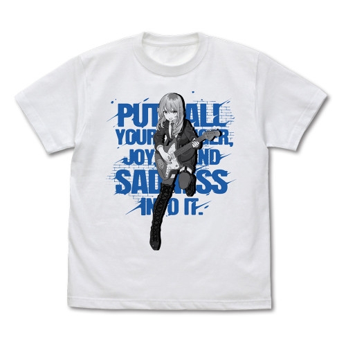 ガールズバンドクライ 河原木桃香「全部ぶちこめ。」 Tシャツ/WHITE-S 画像 2 | AniSmile