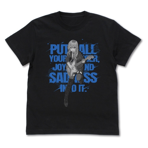 ガールズバンドクライ 河原木桃香「全部ぶちこめ。」 Tシャツ/BLACK-S 画像 2 | AniSmile