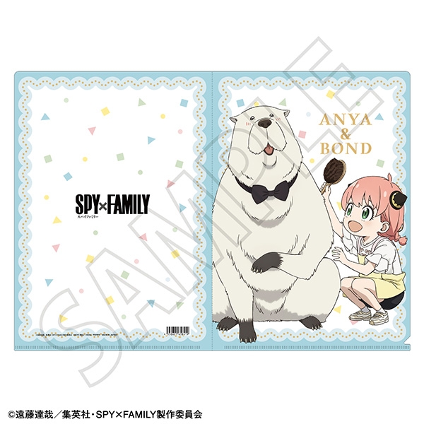 SPY×FAMILY クリアファイル/アーニャ・フォージャー&ボンド・フォージャー(トリマー) - 公式商品画像 | AniSmile