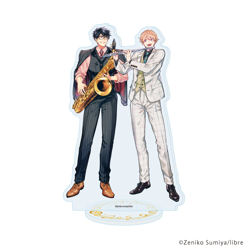 アクリルスタンド「息できないのは君のせい」03/矢野&志筑(描き下ろしイラスト) - 公式商品画像 | AniSmile