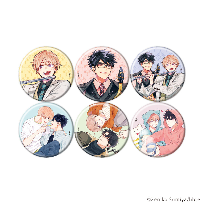缶バッジ「息できないのは君のせい」02/ブラインド(全6種)(公式&描き下ろしイラスト) - 公式商品画像 | AniSmile