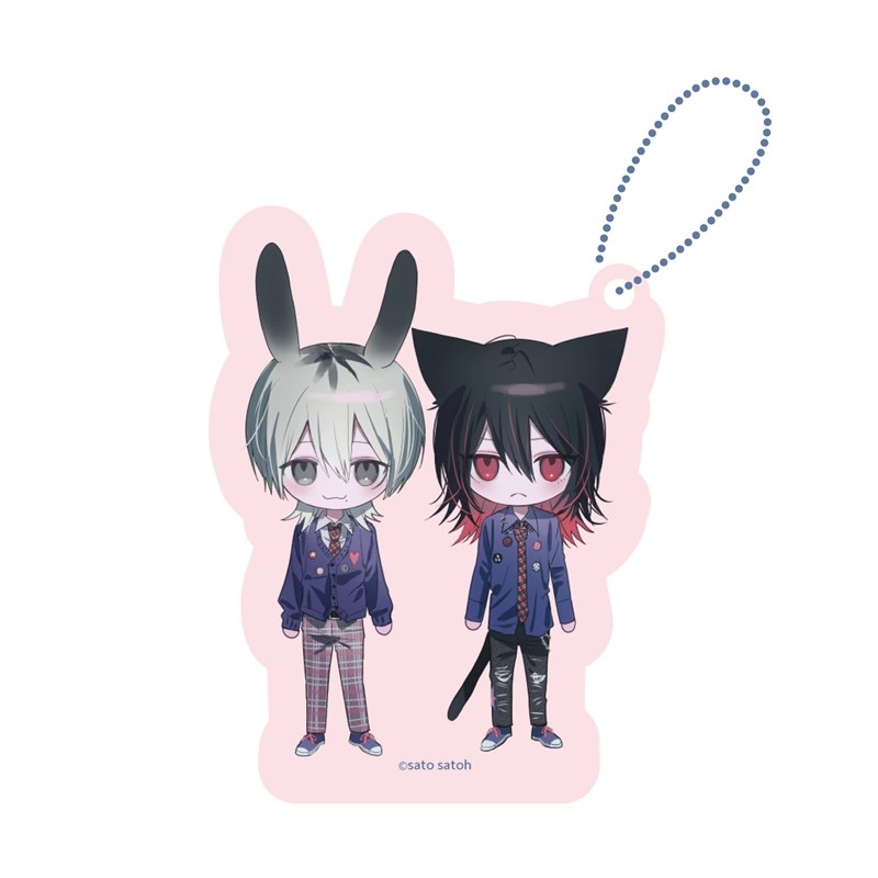 アクリルブロックチャーム PINK/NAVY TRAD. CLUB ver. 666DOPES - 公式商品画像 | AniSmile
