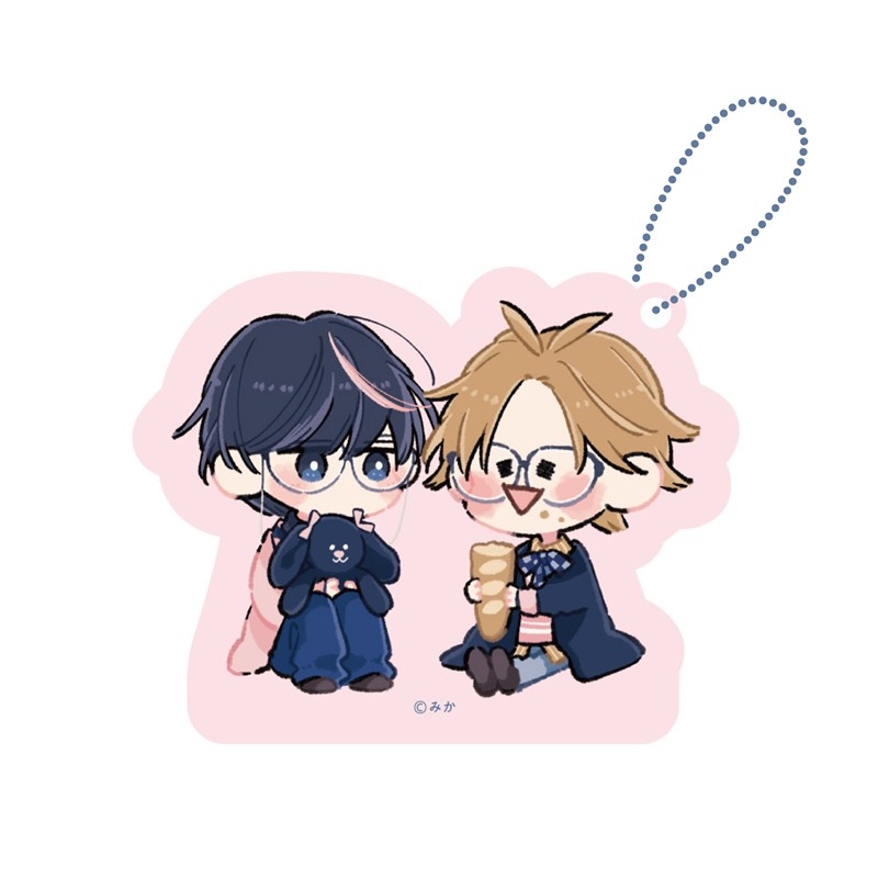 アクリルブロックチャーム PINK/NAVY TRAD. CLUB ver. 君には届かない。 - 公式商品画像 | AniSmile