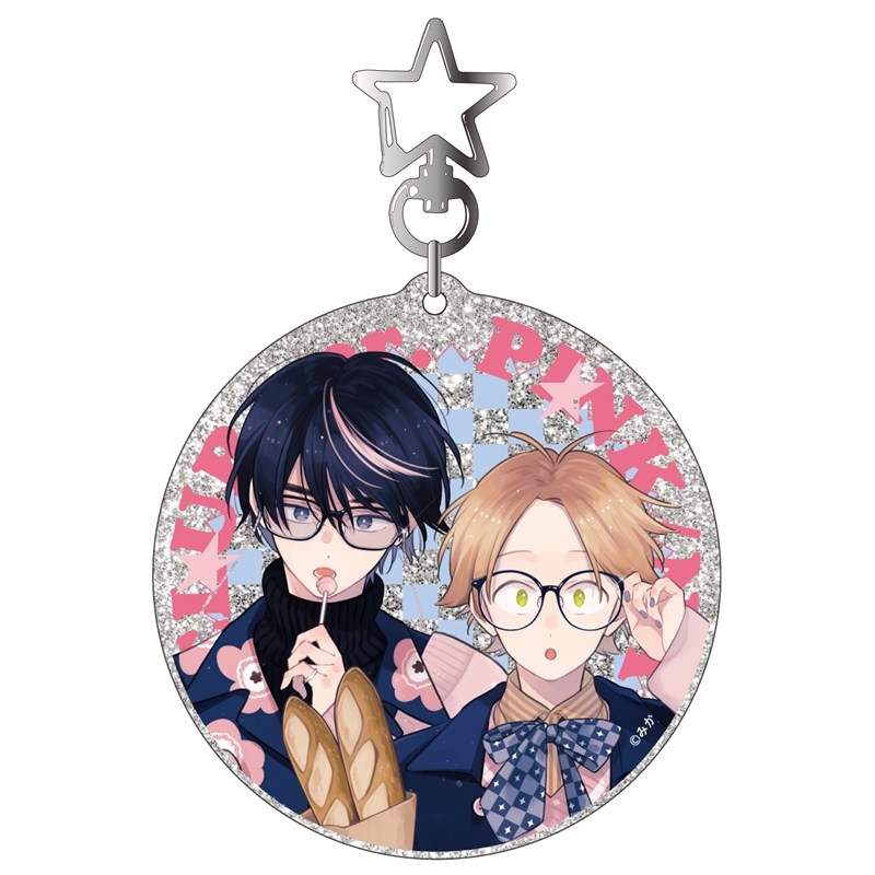 ラメアクリルキーホルダー PINK/NAVY TRAD. CLUB ver. 君には届かない。 - 公式商品画像 | AniSmile