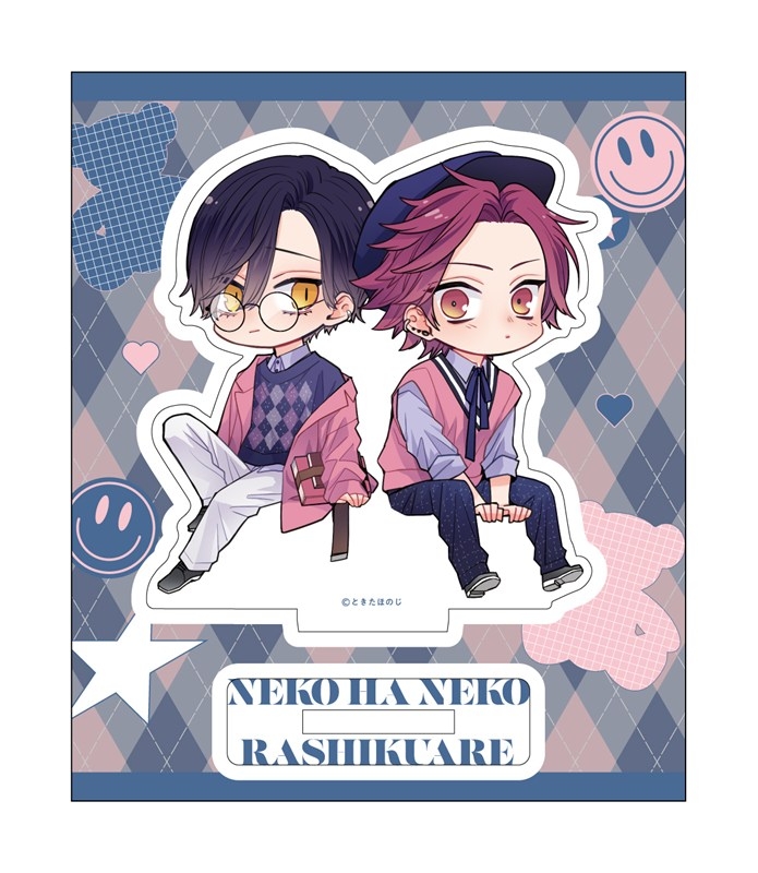 アクリルスタンド デフォルメ PINK/NAVY TRAD. CLUB ver. ねこはねこらしくあれ - 公式商品画像 | AniSmile