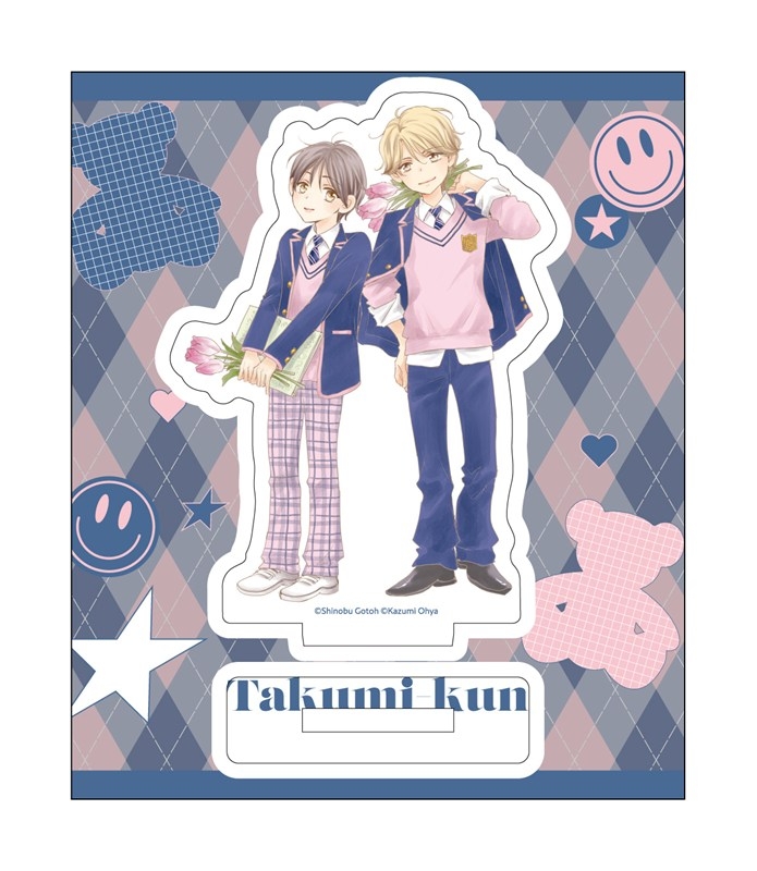 アクリルスタンド デフォルメ PINK/NAVY TRAD. CLUB ver. タクミくんシリーズ - 公式商品画像 | AniSmile