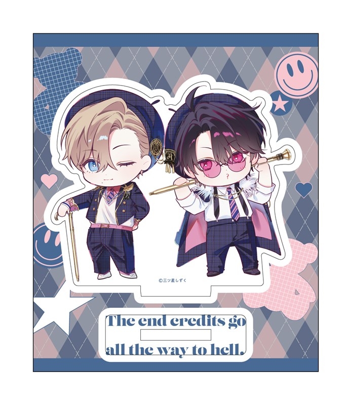 アクリルスタンド デフォルメ PINK/NAVY TRAD. CLUB ver. エンドロールは地獄まで - 公式商品画像 | AniSmile