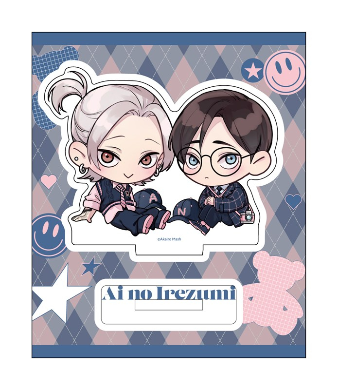 アクリルスタンド デフォルメ PINK/NAVY TRAD. CLUB ver. 愛の刺青 - 公式商品画像 | AniSmile