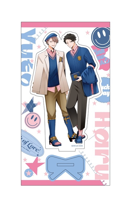 アクリルスタンド PINK/NAVY TRAD. CLUB ver. 悠と晴 - 公式商品画像 | AniSmile