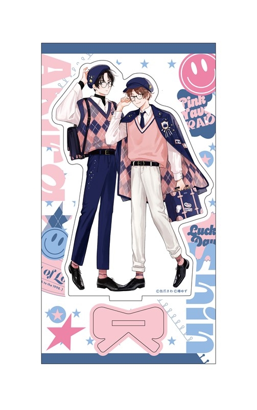 アクリルスタンド PINK/NAVY TRAD. CLUB ver. みなと商事コインランドリー - 公式商品画像 | AniSmile