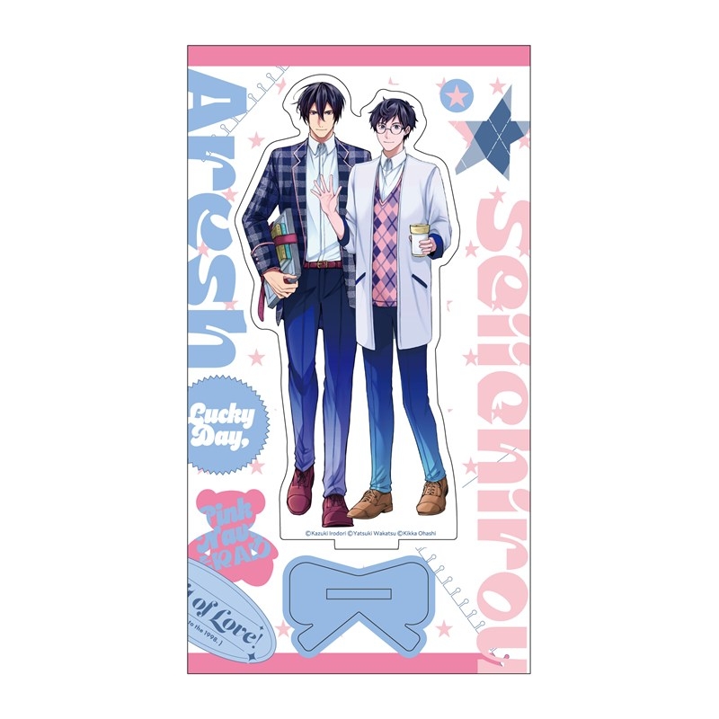 アクリルスタンド PINK/NAVY TRAD. CLUB ver. 異世界の沙汰は社畜次第 - 公式商品画像 | AniSmile