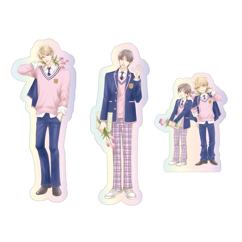 オーロラステッカーセット PINK/NAVY TRAD. CLUB ver. タクミくんシリーズ - 公式商品画像 | AniSmile