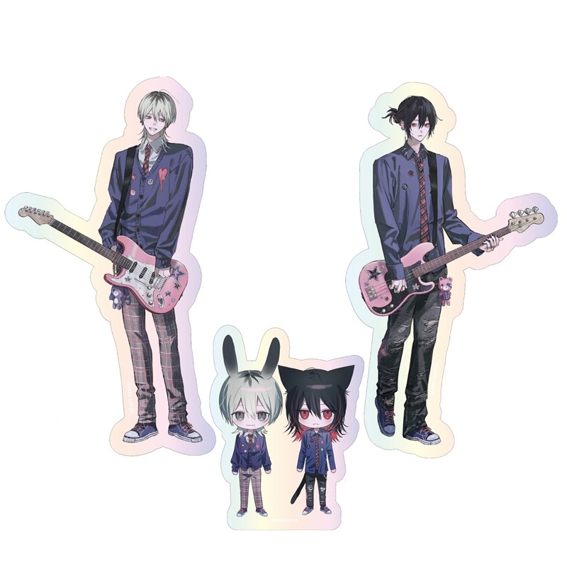 オーロラステッカーセット PINK/NAVY TRAD. CLUB ver. 666DOPES - 公式商品画像 | AniSmile