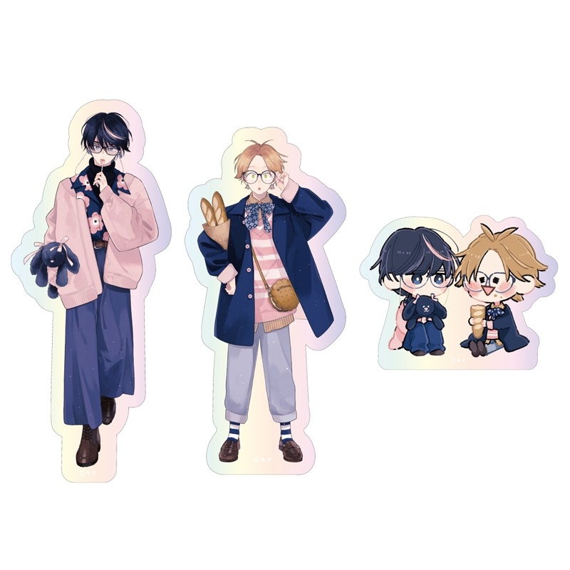 オーロラステッカーセット PINK/NAVY TRAD. CLUB ver. 君には届かない。 - 公式商品画像 | AniSmile