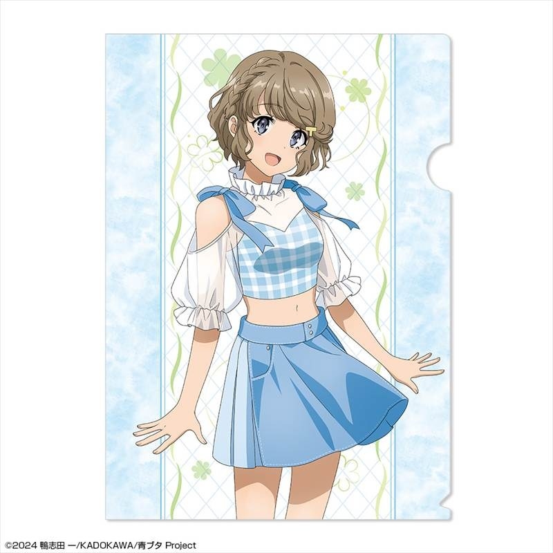 「青春ブタ野郎」シリーズ クリアファイル デザイン02(古賀朋絵/サマーチェックver.)【描き下ろし】 画像 2 | AniSmile
