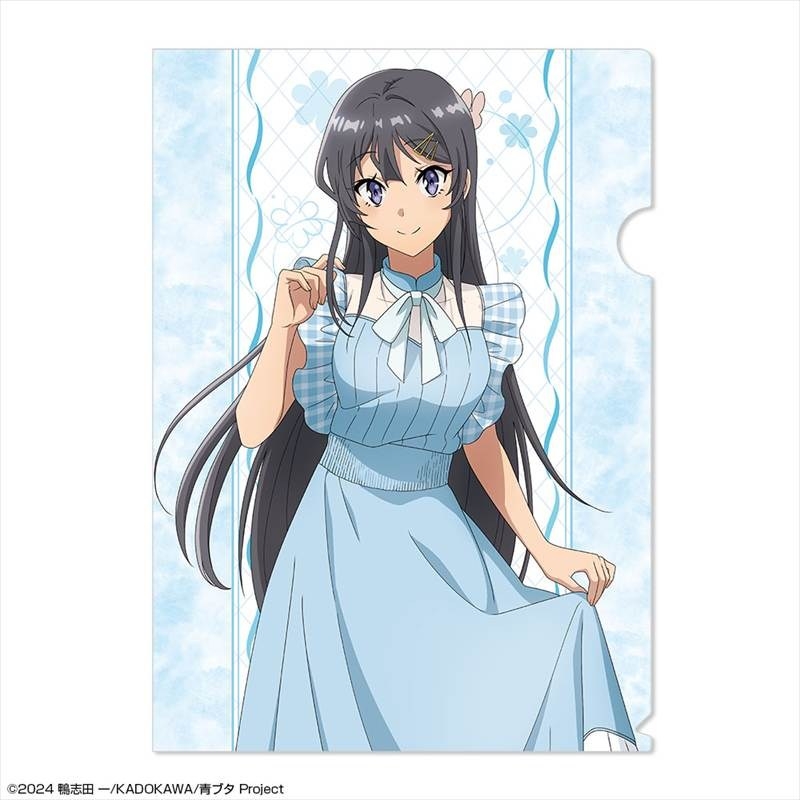 「青春ブタ野郎」シリーズ クリアファイル デザイン01(桜島麻衣/サマーチェックver.)【描き下ろし】 画像 2 | AniSmile