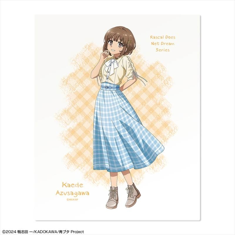 「青春ブタ野郎」シリーズ キャンバスアート デザイン05(梓川花楓/サマーチェックver.)【描き下ろし】 - 公式商品画像 | AniSmile