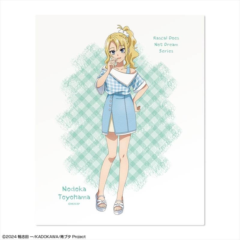 「青春ブタ野郎」シリーズ キャンバスアート デザイン04(豊浜のどか/サマーチェックver.)【描き下ろし】 - 公式商品画像 | AniSmile