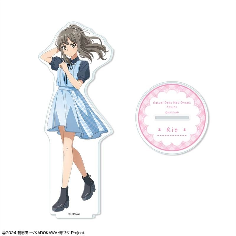 「青春ブタ野郎」シリーズ アクリルスタンド デザイン03(双葉理央/サマーチェックver.)【描き下ろし】 画像 2 | AniSmile