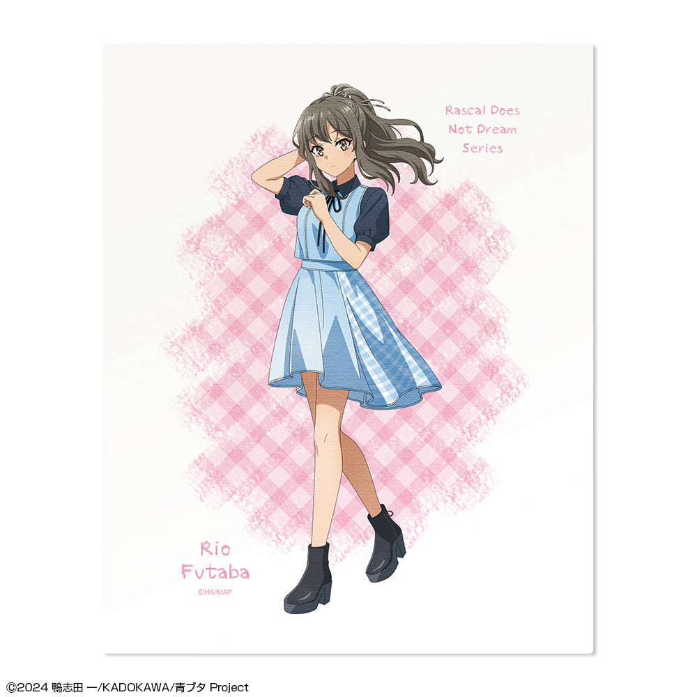 「青春ブタ野郎」シリーズ アクリルスタンド デザイン02(古賀朋絵/サマーチェックver.)【描き下ろし】 画像 4 | AniSmile