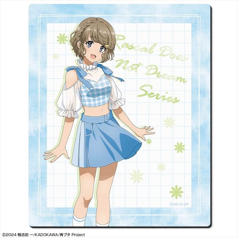 「青春ブタ野郎」シリーズ ラバーマウスパッド デザイン02(古賀朋絵/サマーチェックver.)【描き下ろし】 - 公式商品画像 | AniSmile