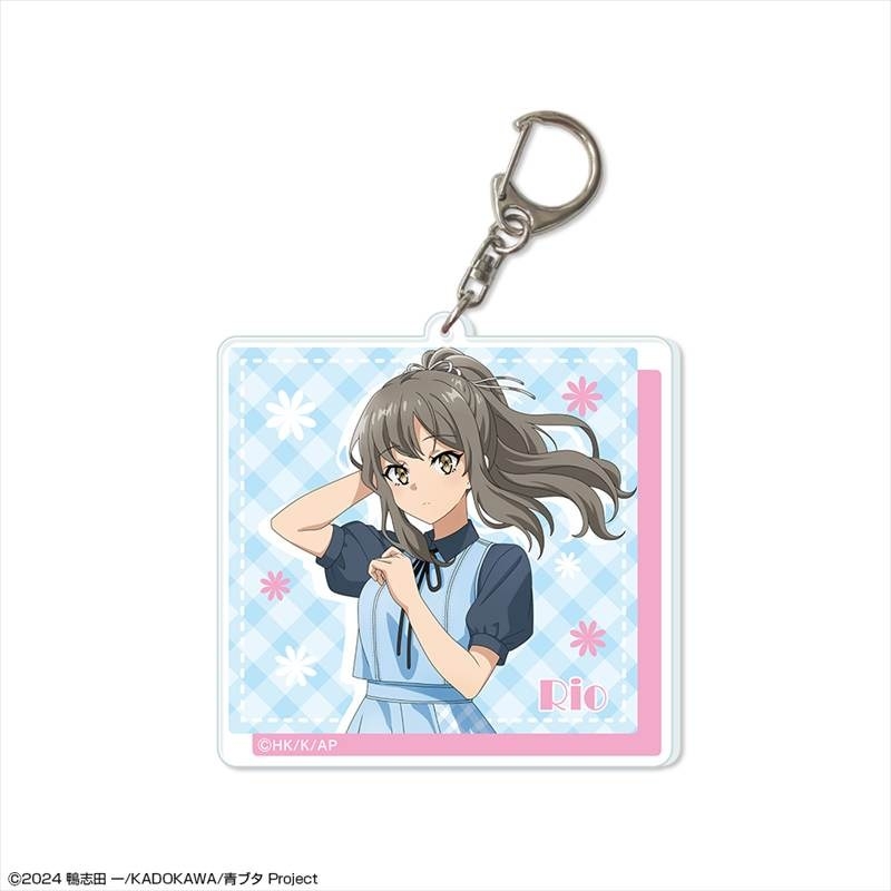 「青春ブタ野郎」シリーズ ビッグアクリルキーホルダー デザイン03(双葉理央/サマーチェックver.)【描き下ろし】 - 公式商品画像 | AniSmile