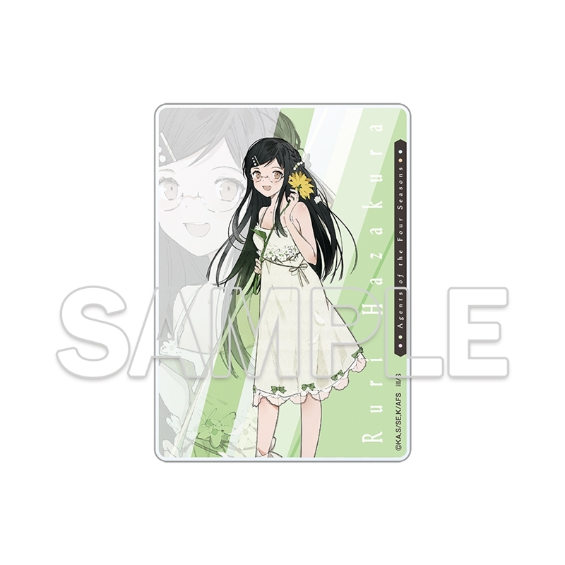 『春夏秋冬代行者』アクリルカード 葉桜瑠璃 - 公式商品画像 | AniSmile
