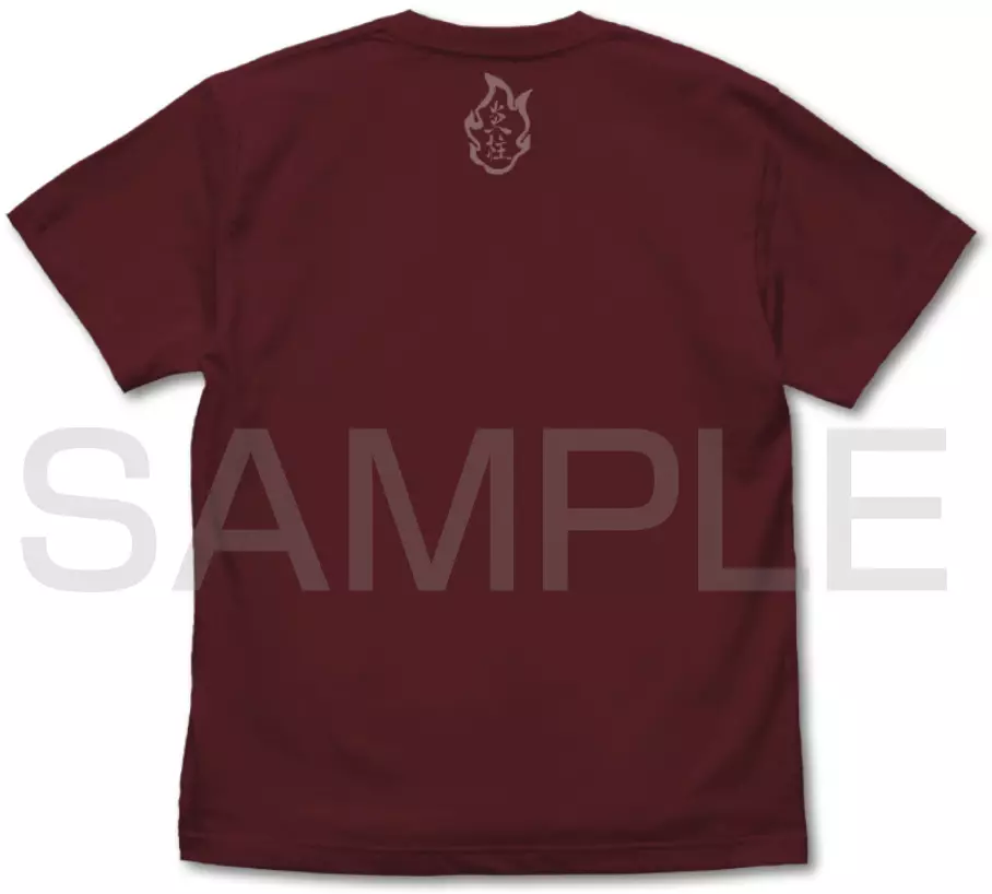 鬼滅の刃 心を燃やせ Tシャツ/BURGUNDY-M 画像 2 | AniSmile