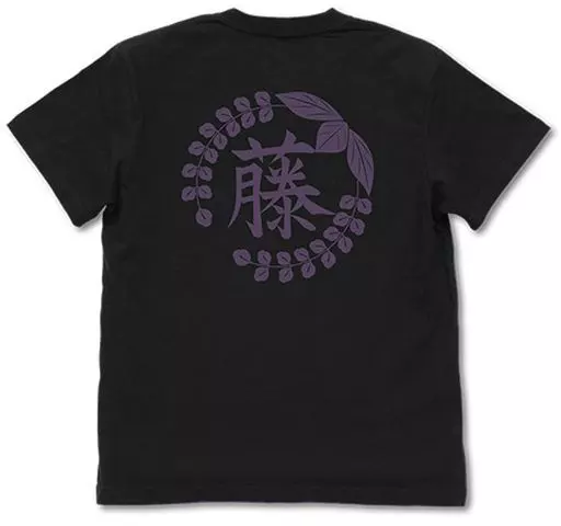 鬼滅の刃 藤の花の家紋 Tシャツ/BLACK-M - 公式商品画像 | AniSmile