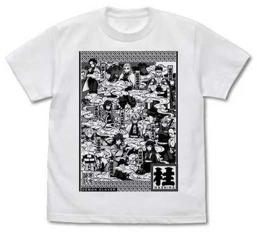 鬼滅の刃 柱 Tシャツ/WHITE-XL - 公式商品画像 | AniSmile