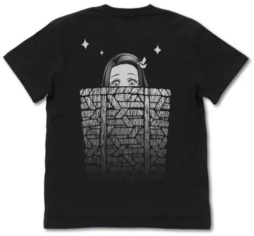 鬼滅の刃 籠の中の禰豆子 Tシャツ/BLACK-XL - 公式商品画像 | AniSmile