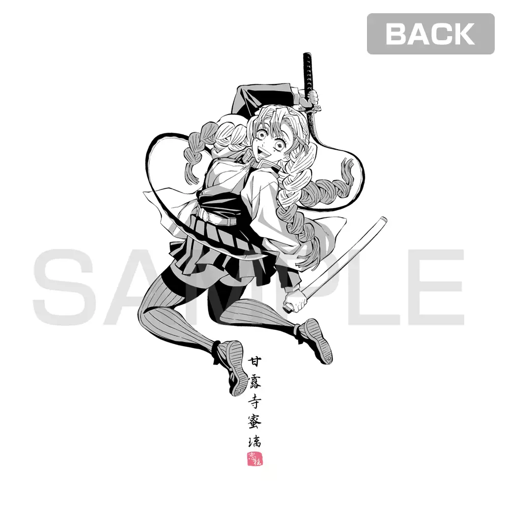 アニメ「鬼滅の刃」 甘露寺蜜璃 Tシャツ/WHITE-M 画像 3 | AniSmile