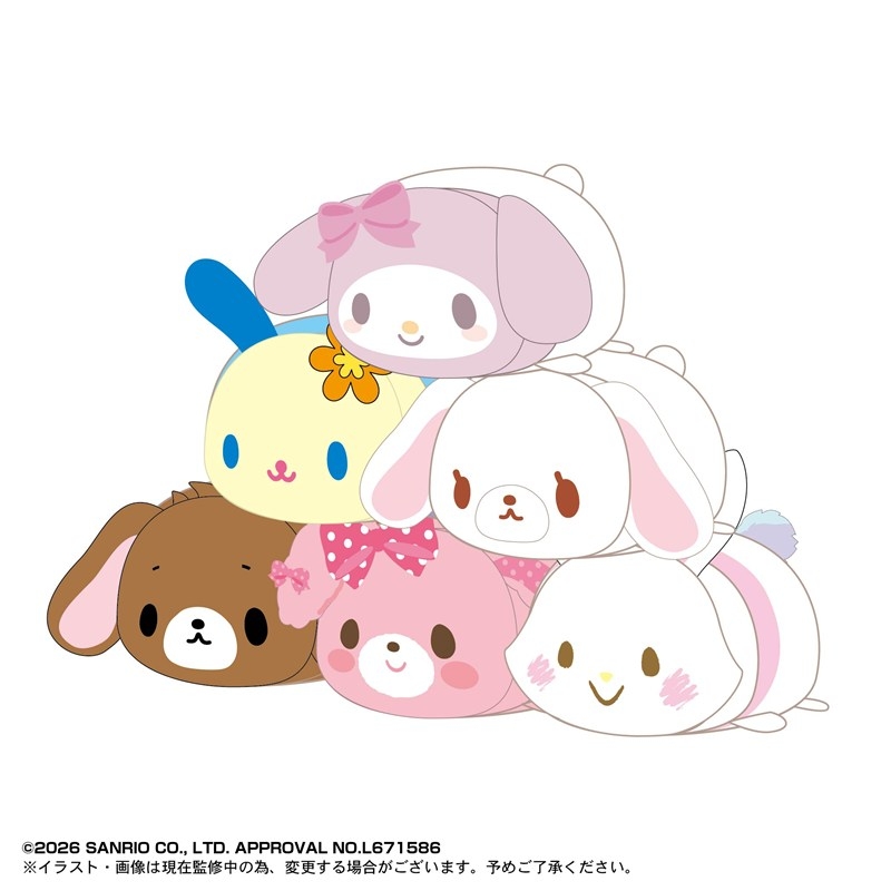 サンリオキャラクターズ ぽてコロマスコット10 クローズドBOX - 公式商品画像 | AniSmile