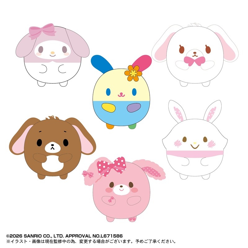 サンリオキャラクターズ ふわコロりん10 クローズドBOX - 公式商品画像 | AniSmile