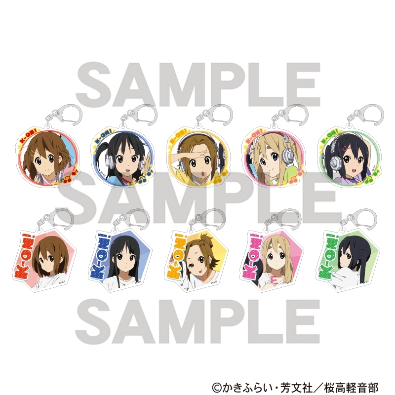 けいおん! トレーディングアクリルキーホルダー - 公式商品画像 | AniSmile