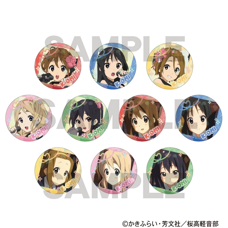 けいおん! トレーディングホログラム缶バッジ - 公式商品画像 | AniSmile