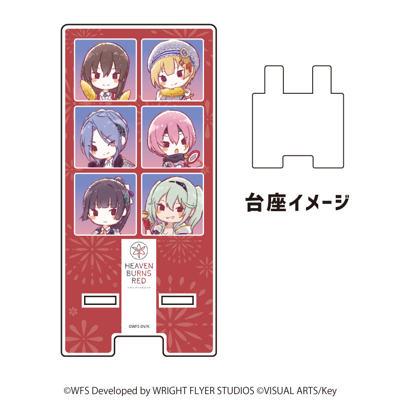 スマキャラスタンド「ヘブンバーンズレッド」08/夏祭りver. 第31F部隊(グラフアートイラスト) - 公式商品画像 | AniSmile