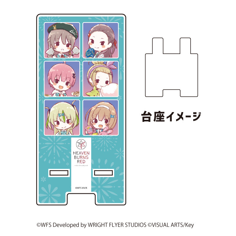 スマキャラスタンド「ヘブンバーンズレッド」07/夏祭りver. 第31E部隊(グラフアートイラスト) - 公式商品画像 | AniSmile
