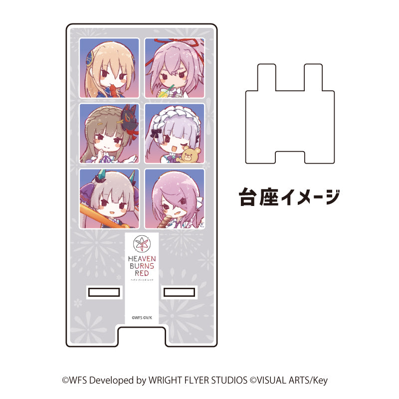 スマキャラスタンド「ヘブンバーンズレッド」05/夏祭りver. 第30G部隊(グラフアートイラスト) - 公式商品画像 | AniSmile