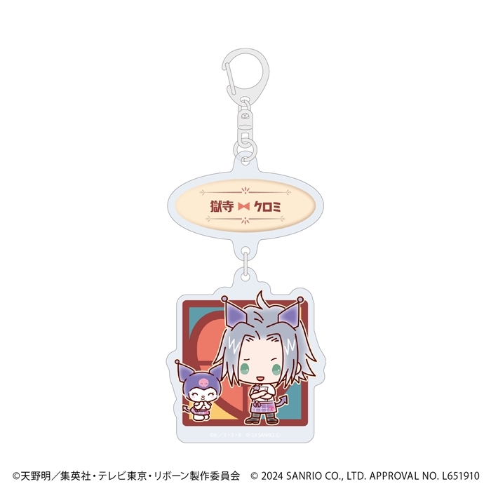 連結アクリルキーホルダー「家庭教師ヒットマンREBORN!×SANRIO CHARACTERS」03/獄寺隼人×クロミ(ミニキャライラスト) - 公式商品画像 | AniSmile