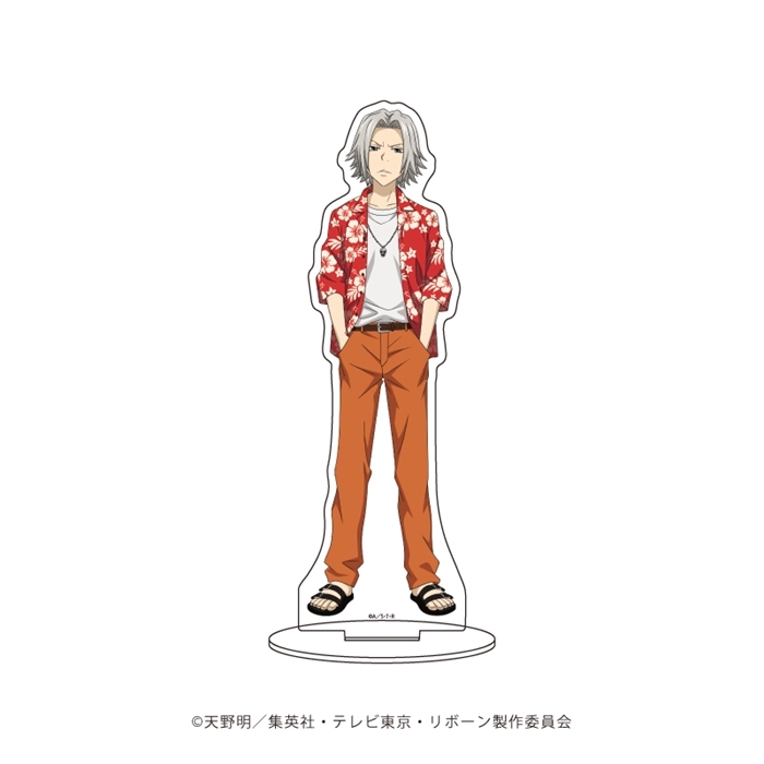 アクリルスタンド「家庭教師ヒットマンREBORN!」77/獄寺隼人 アロハシャツver.(描き下ろしイラスト) - 公式商品画像 | AniSmile