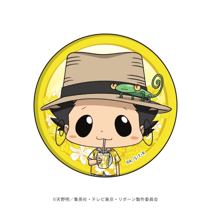 缶バッジ「家庭教師ヒットマンREBORN!」61/アロハシャツver. ブラインド(全9種)(描き下ろしイラスト) 画像 2 | AniSmile