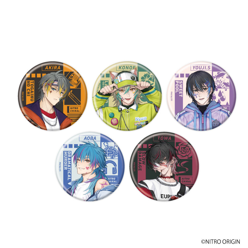 缶バッジ「ニトロキラル」01/ブラインド(全5種)(描き下ろしイラスト) - 公式商品画像 | AniSmile