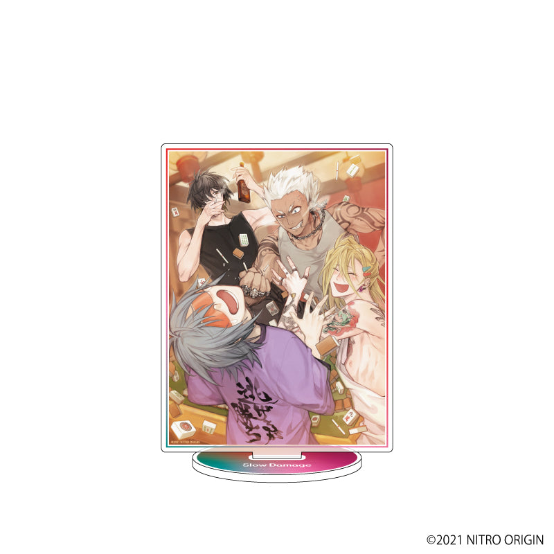 アクリルスタンド「スロウ・ダメージ」05/トワ&小太郎&マユ&エイジ(公式イラスト) - 公式商品画像 | AniSmile