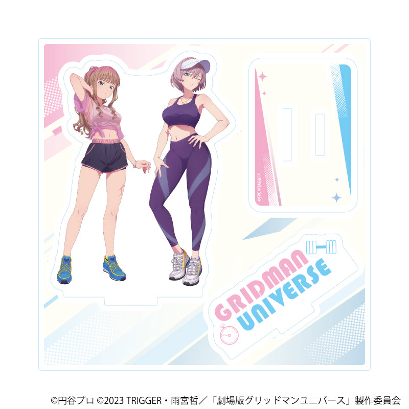 アクリルスタンドプレート「グリッドマンユニバース」40/南夢芽&ムジナ スポーツウェアver.(描き下ろしイラスト) - 公式商品画像 | AniSmile