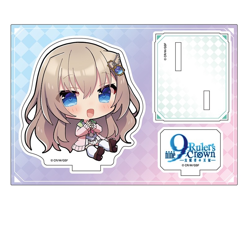 9-nine- Ruler's Crown ぺたん娘アクリルフィギュア 九條 都 - 公式商品画像 | AniSmile